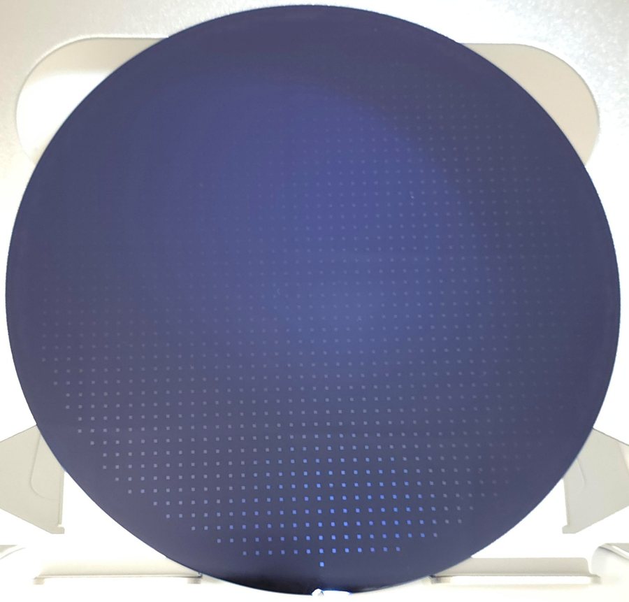 200 mm wafer with laser-modified regions
